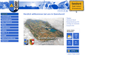 Desktop Screenshot of gamshurst.de